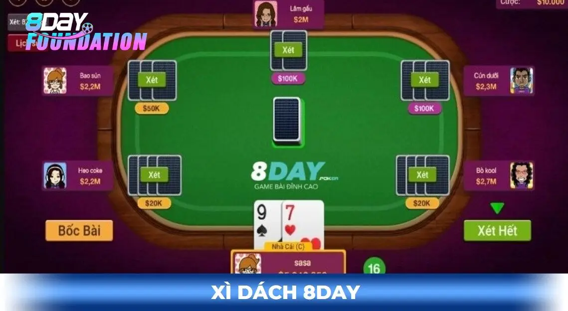 Xì dách 8day