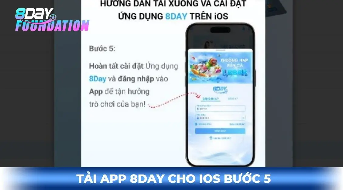 Tải app 8day cho ios bước 5